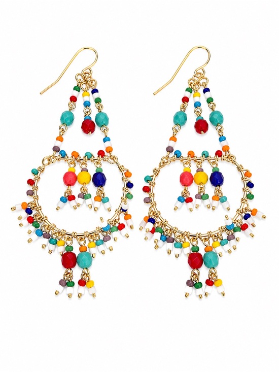 Venus and Vulcan Jewelry - Cabana Carnival Chandelier Earrings